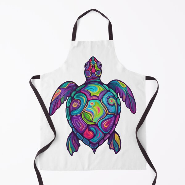 Item preview, Vibrant Abstract Sea Turtle designed and sold by SportKI.