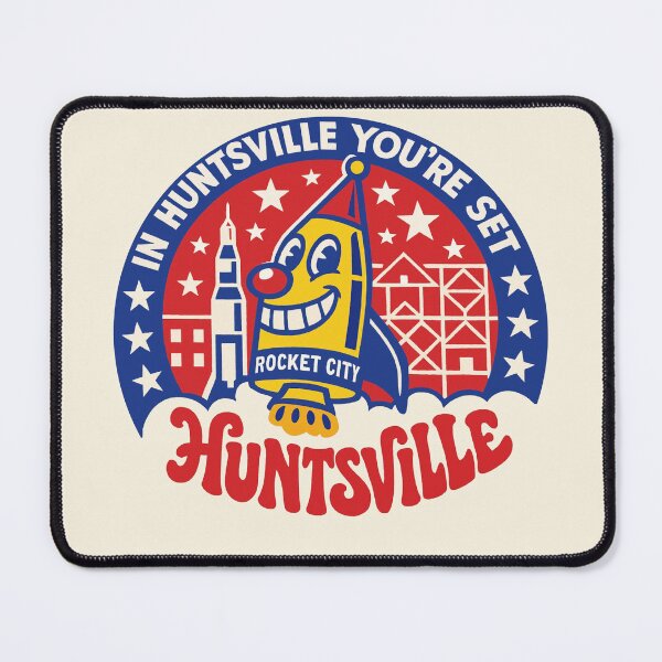 Item preview, Retro Huntsville Alabama Vintage Style designed and sold by Decal Mania.
