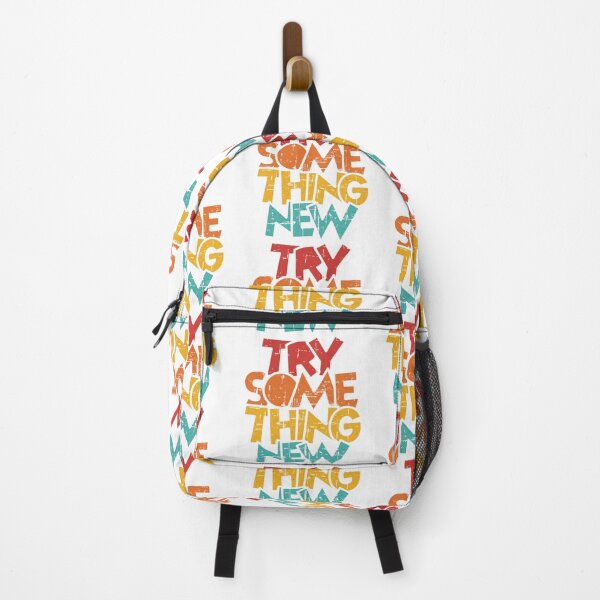 Item preview, Try Something New – Bold Retro Motivational Typography Shirt designed and sold by Sandy's Cheeky Studio.