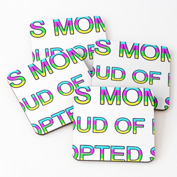 Item preview, This Mom Is Proud Of Her Adopted Son Bright Colors designed and sold by TheIconSmith.