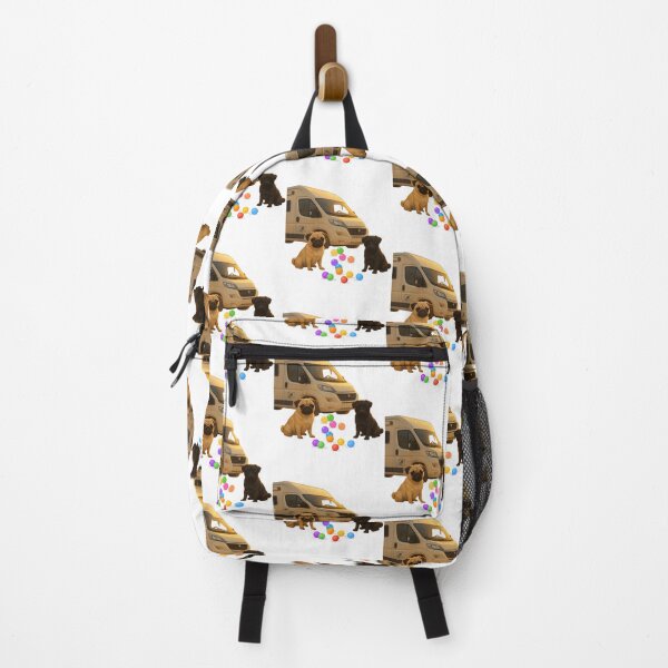 Item preview, With Pug and Heart – Adventures in the Pugmobile designed and sold by MitMopsundHerz Rosinchens_Welt.
