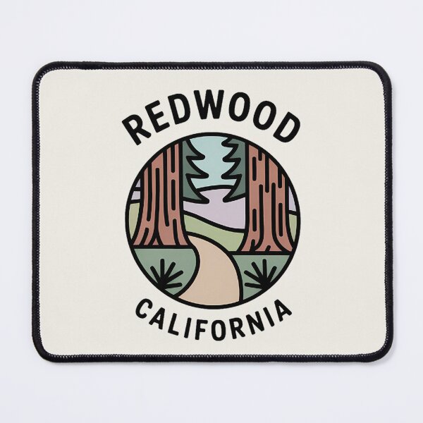 Item preview, Redwood National and State Parks Minimalist Line Art Badge – Collector Sticker designed and sold by Horizon Tales.