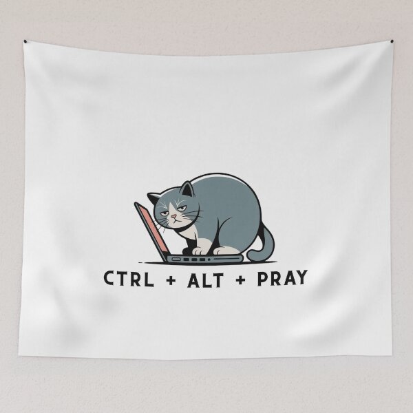 Item preview, CTRL+ALT+PRAY — The Ultimate Reset T-shirt designed and sold by OrtegaGrace.