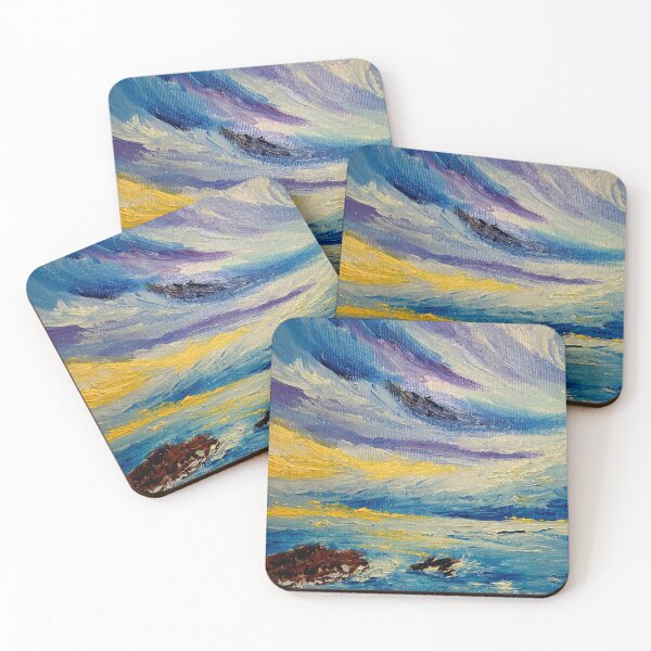 Item preview, impressionist ocean art  designed and sold by DariaCeppelli.