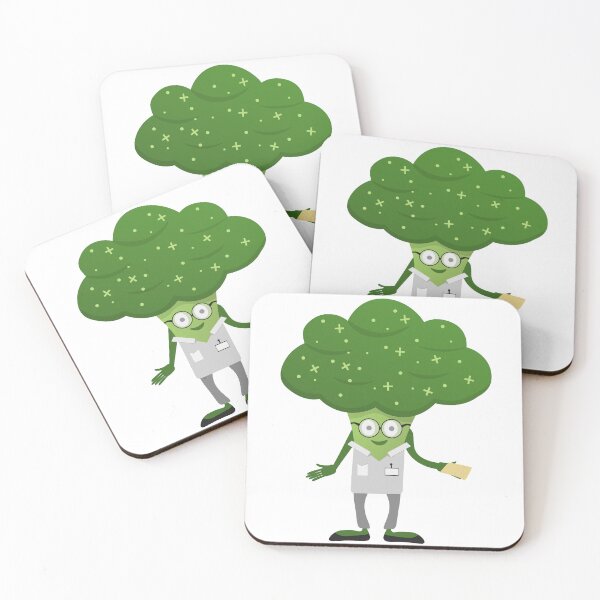 Item preview, Broccoli Character as a Scientist designed and sold by rymarenko.