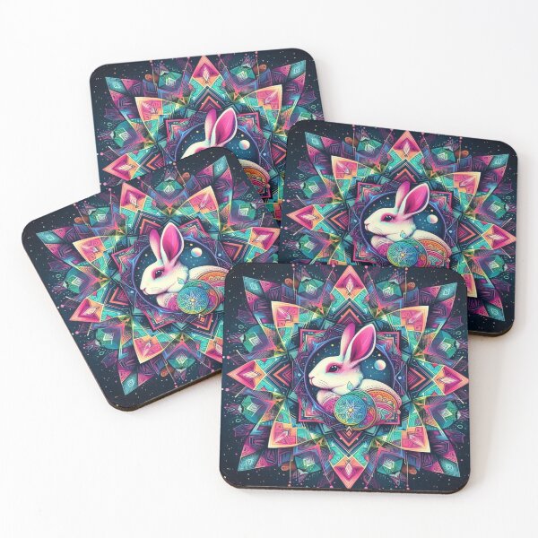 Item preview, Geometric decorative bunny desighn  designed and sold by Dogandesighn.