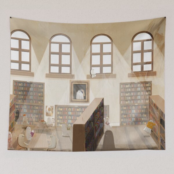 Aperçu de l'œuvre La bibliothèque hantée... créée et vendue par katherineblower.