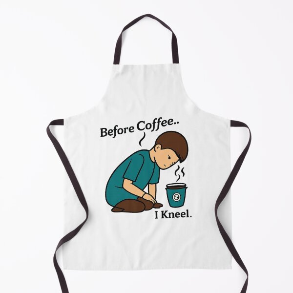 Item preview, Before Coffee, I Kneel designed and sold by Uglyandcute.