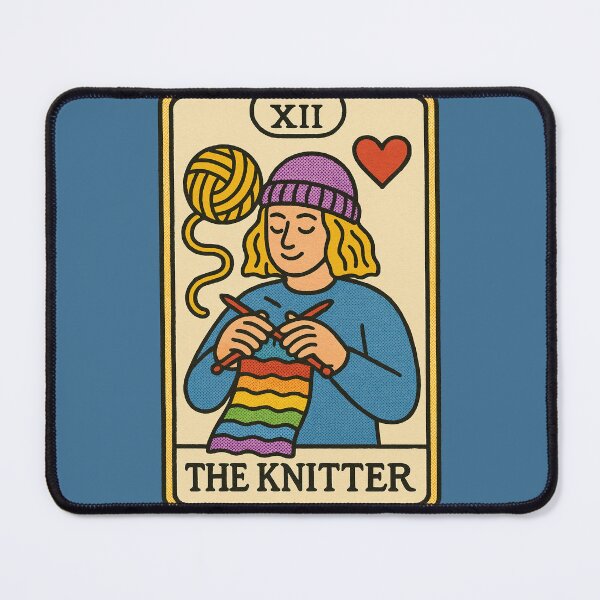Item preview, The Knitter Tarot Card designed and sold by FrictionMaxxing.