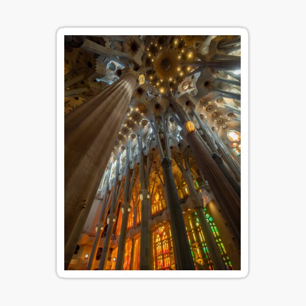 Item preview, Stained glass windows of Sagrada Família, Barcelona. Spain. designed and sold by bailey-cooper.