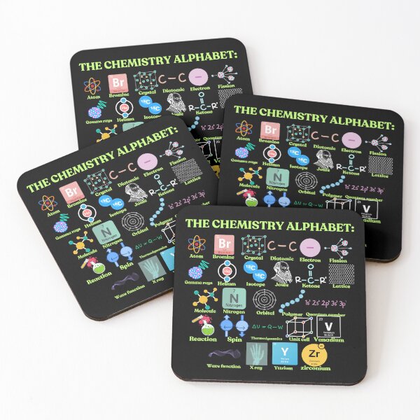 Item preview, The chemistry Alphabet, cool science and chemistry designed and sold by NoetherSym.