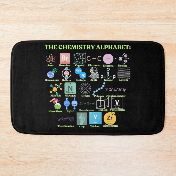 Item preview, The chemistry Alphabet, cool science and chemistry designed and sold by NoetherSym.