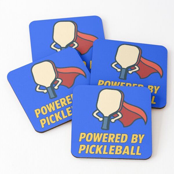 Item preview, Funny Super Hero Pickleball Design:  Powered by Pickleball designed and sold by LifeStingz.