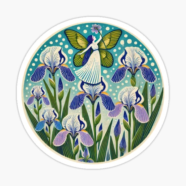 Item preview, Hada de las flores del iris designed and sold by Boog Monst .