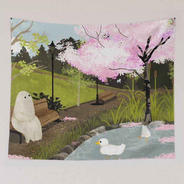 Item preview, Duck Pond (Spring) designed and sold by katherineblower.