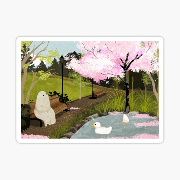 Item preview, Duck Pond (Spring) designed and sold by katherineblower.