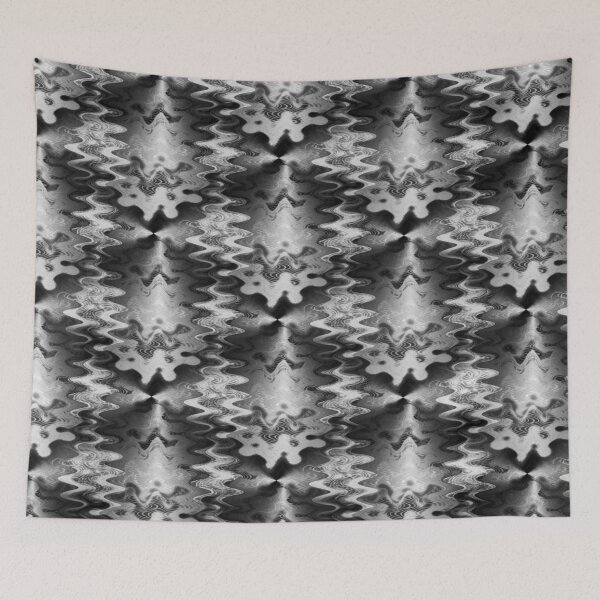 Item preview, Black And White Digital Kaleidoscope Design 2 designed and sold by 104paul.