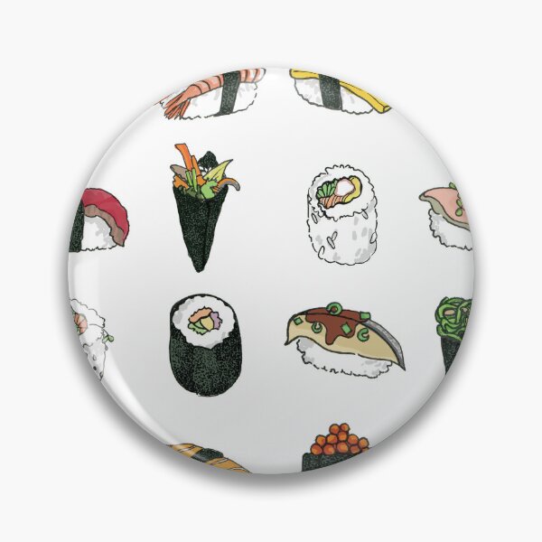 Item preview, Sushi pattern designed and sold by katherineblower.