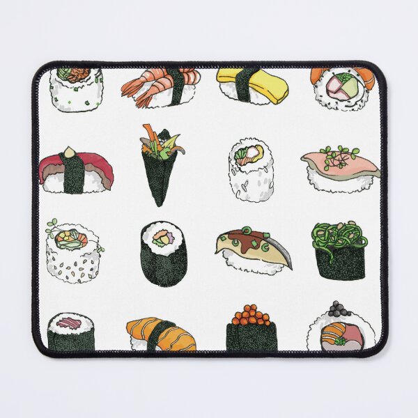Item preview, Sushi pattern designed and sold by katherineblower.