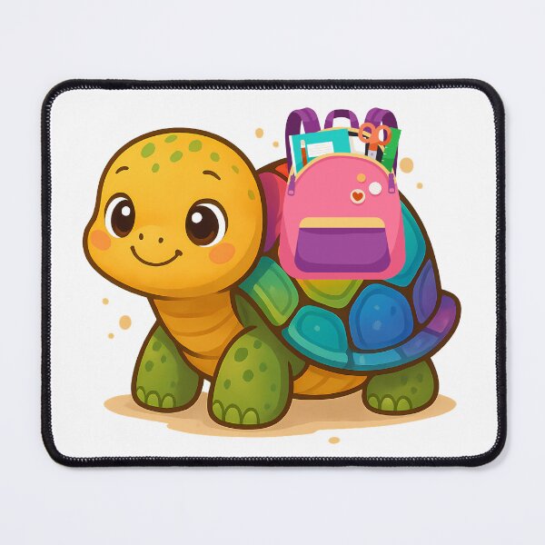 Item preview, smile Turtle with Bag kids T-Shirt designed and sold by MokyDesign.