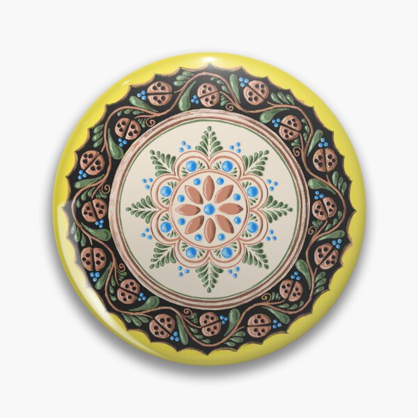 Item preview, Traditional Hungarian/German (Schwäbisch) pottery plate  designed and sold by mezeianna.