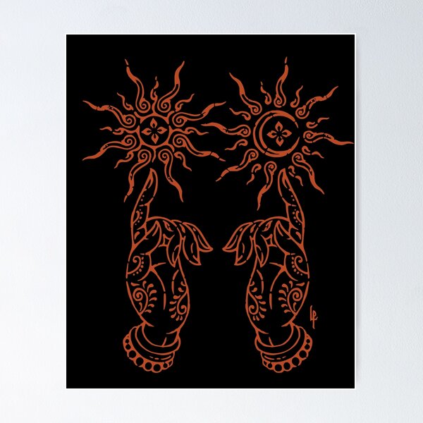 Item preview, Moon Sun red designed and sold by E.C.L.I.P.S.