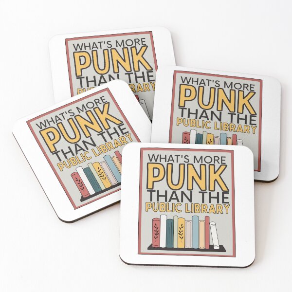 Item preview, funny what's more punk than a public library quote Banned books designed and sold by LuxeGraphix.
