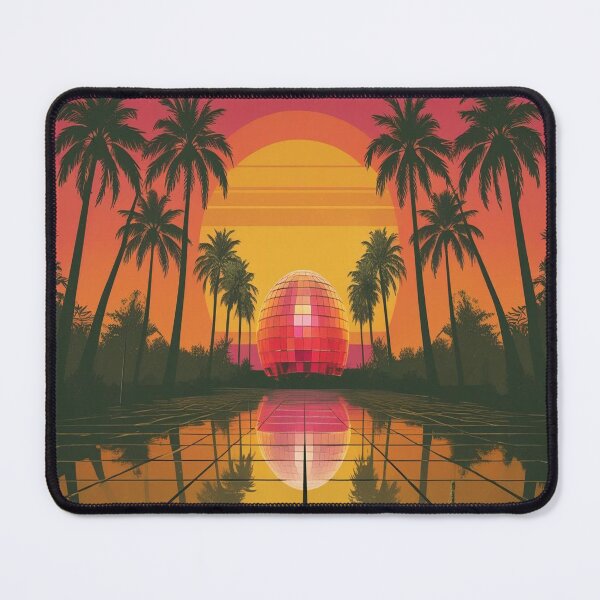 Item preview, Lifestyle Hub: 70s Retro Sunset - Palm Trees & Disco Vibes designed and sold by M&M Lifestyle Hub.