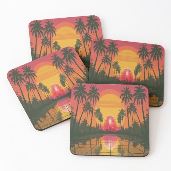 Item preview, Lifestyle Hub: 70s Retro Sunset - Palm Trees & Disco Vibes designed and sold by M&M Lifestyle Hub.