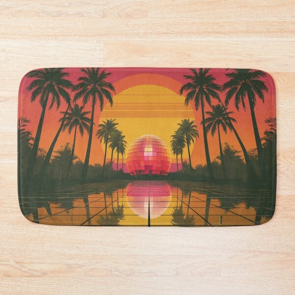 Item preview, Lifestyle Hub: 70s Retro Sunset - Palm Trees & Disco Vibes designed and sold by M&M Lifestyle Hub.
