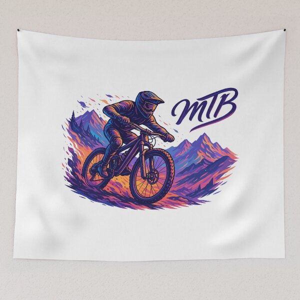 Item preview, MTB Mountainbiking Mountain Biker Hobby Gift designed and sold by Pineapple-Tree.