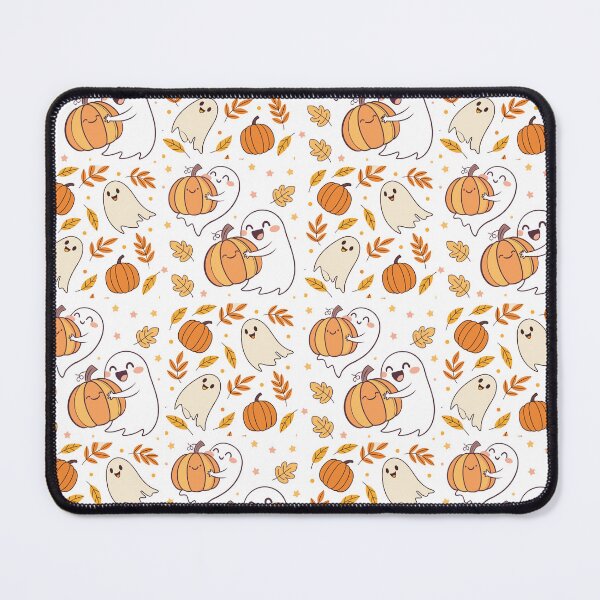 Item preview, Cute Ghosts and Pumpkins Halloween Seamless Pattern â€ Pastel Kawaii Halloween Digital Paper.  designed and sold by CreativebyTKK.