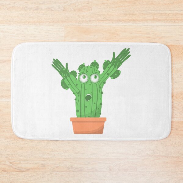 Item preview, Shocked Cactus Character with Arms Up designed and sold by rymarenko.