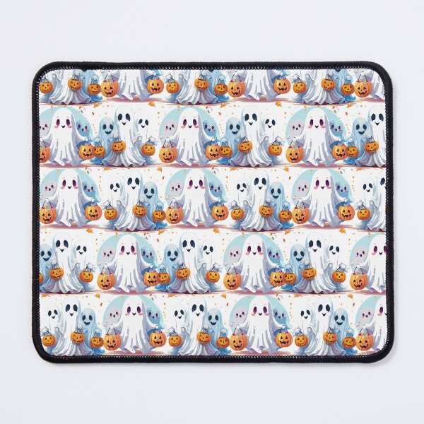 Item preview, Cute Ghosts and Pumpkins Halloween Seamless Pattern †Pastel Kawaii Halloween Digital Paper. designed and sold by CreativebyTKK.