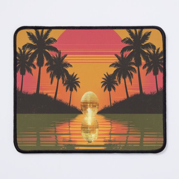 Item preview, Lifestyle Hub: 70s Retro Sunset - Palm Trees & Disco Vibes designed and sold by M&M Lifestyle Hub.