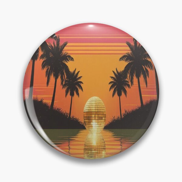 Item preview, Lifestyle Hub: 70s Retro Sunset - Palm Trees & Disco Vibes designed and sold by M&M Lifestyle Hub.