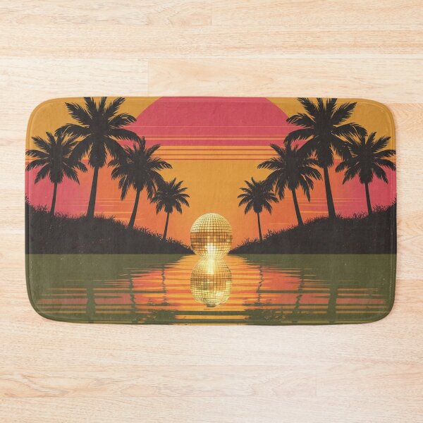Item preview, Lifestyle Hub: 70s Retro Sunset - Palm Trees & Disco Vibes designed and sold by M&M Lifestyle Hub.