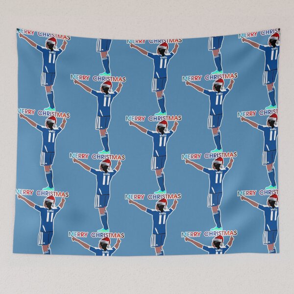 Item preview, Merry Christmas From Drogba illustration designed and sold by ZooStateofMind.