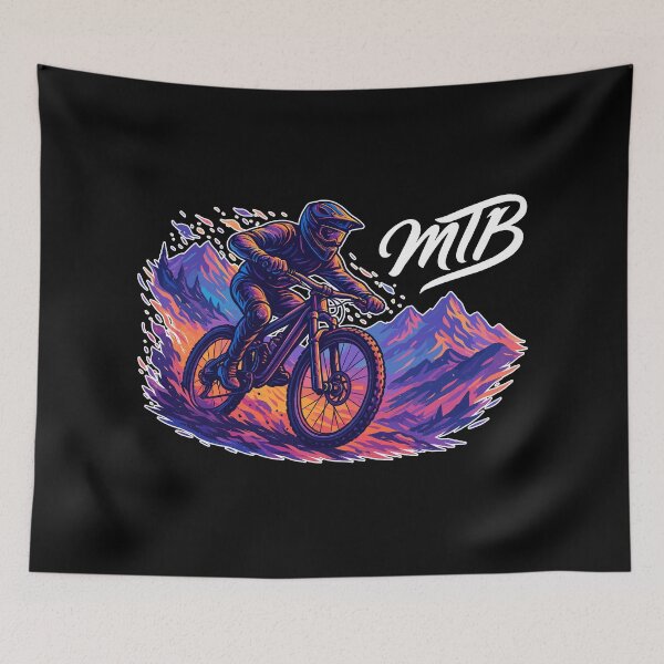 Item preview, MTB Mountainbiking Mountain Biker Hobby Gift designed and sold by Pineapple-Tree.