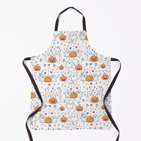 Item preview, Dancing Ghosts and Pumpkins Fun Halloween Seamless Pattern for Cards. Seamless pattern featuring cartoon ghosts and jack-o -lantern pumpkins. designed and sold by CreativebyTKK.