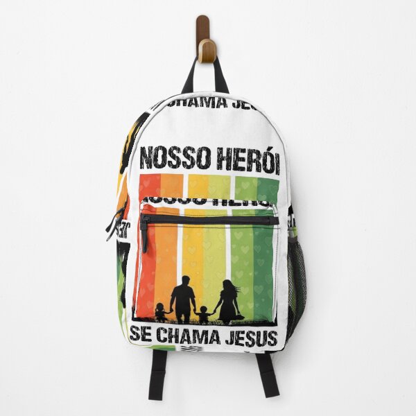 Item preview, Our Hero is Jesus (Portuguese) | Retro Family Art designed and sold by jesustesegue.