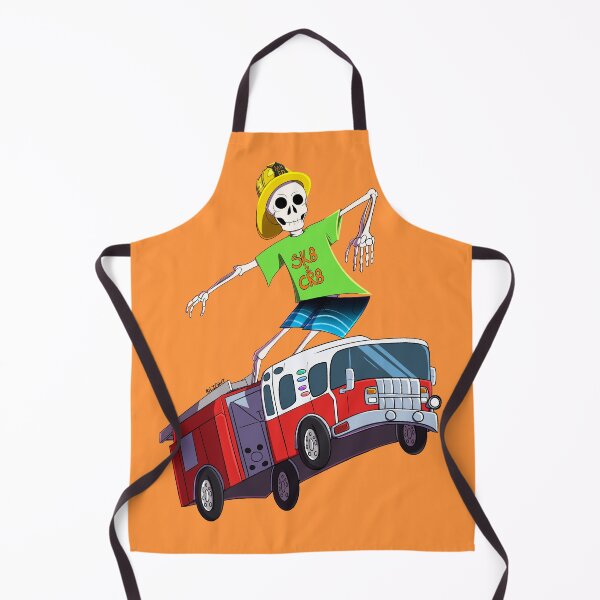 Item preview, Firefighting Skateboarding Skeleton designed and sold by Made With Chirps.