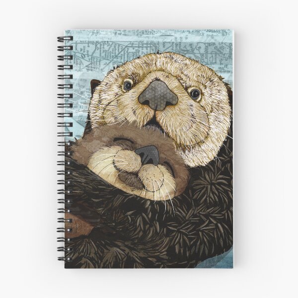 Item preview, Sea Otter Mother and Baby designed and sold by katherineblower.