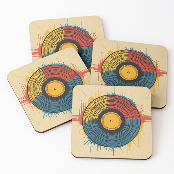 Item preview, Spin It Old School – Vintage Vinyl Record on Cream Background designed and sold by The Sandy Design Store.