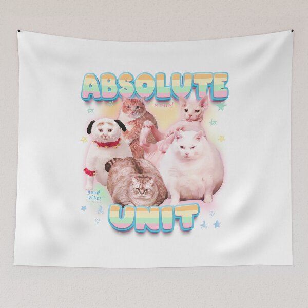 Item preview, Funny Meme Absolute Unit Cat designed and sold by AShanDome.