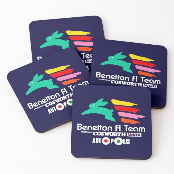 Item preview, Benetton F1 Team Shield Season 80's Retro Art designed and sold by San Studios Co..