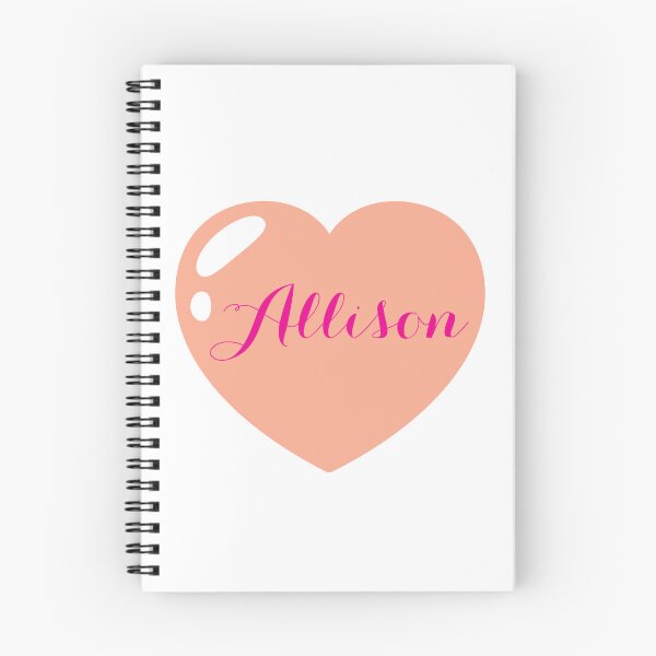 Item preview, Allison Name with orange Heart  designed and sold by Artbymonika.