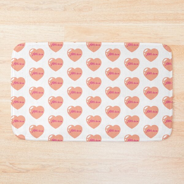 Item preview, Allison Name with orange Heart  designed and sold by Monika Howarth.