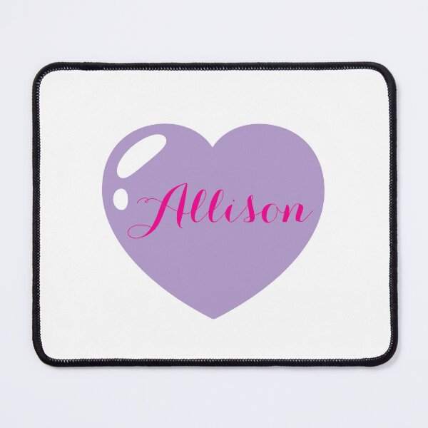 Item preview, Allison Name with purple Heart  designed and sold by Monika Howarth.