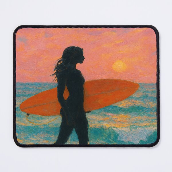 Item preview, Surf girl designed and sold by Wildlife and marine life.